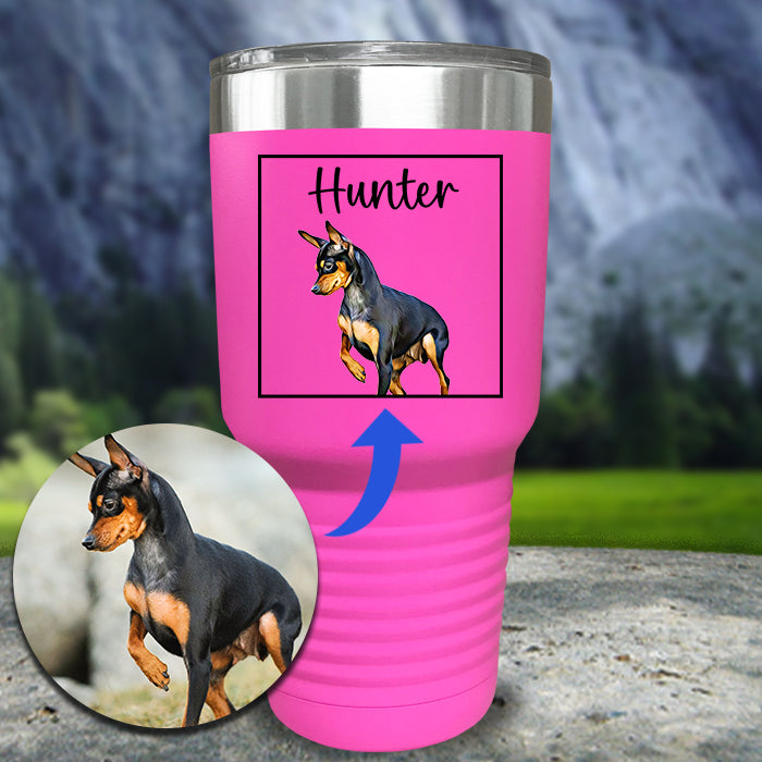 Dog Portrait - Cartoon Art Color Printed Tumblers