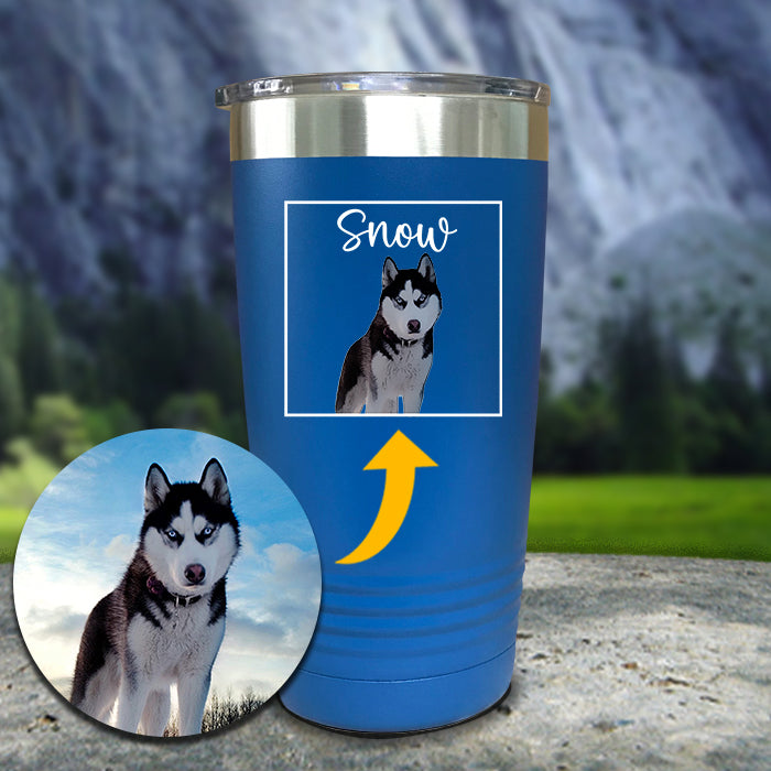 Dog Portrait - Cartoon Art Color Printed Tumblers