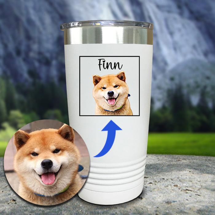 Dog Portrait - Cartoon Art Color Printed Tumblers