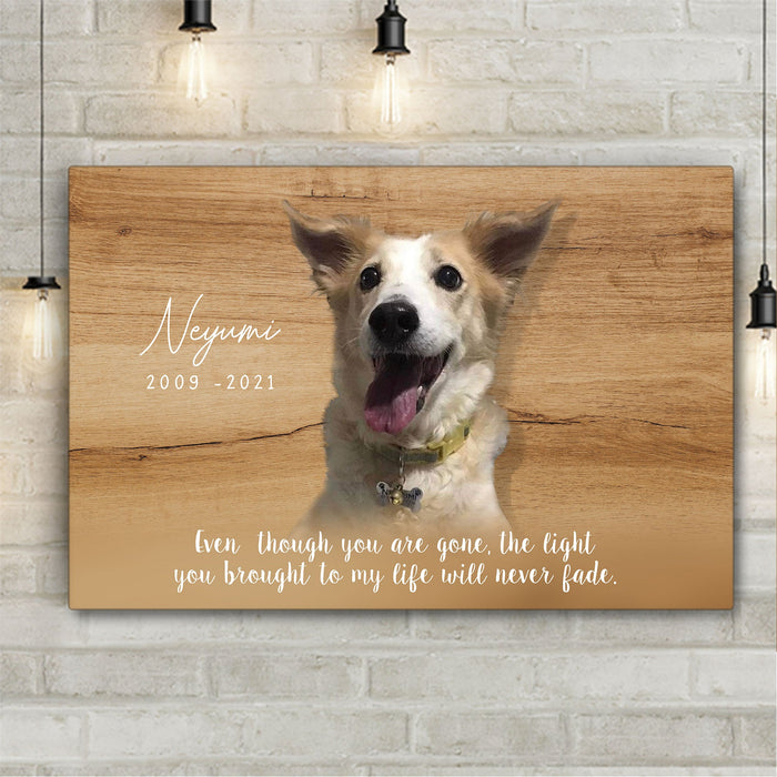 Pet Memorial Personalized Premium Canvas