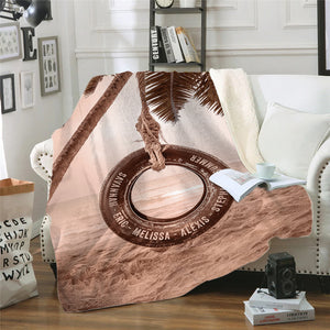 Tire Swing Personalized Blankets