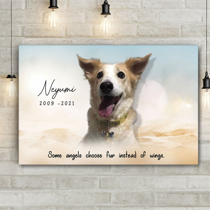 Pet Memorial Personalized Premium Canvas