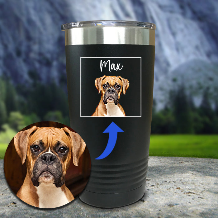 Dog Portrait - Cartoon Art Color Printed Tumblers