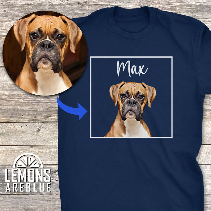 Dog Portrait - Cartoon Art Custom Premium Tee