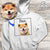 Dog Portrait - Cartoon Art Custom Premium Hoodie