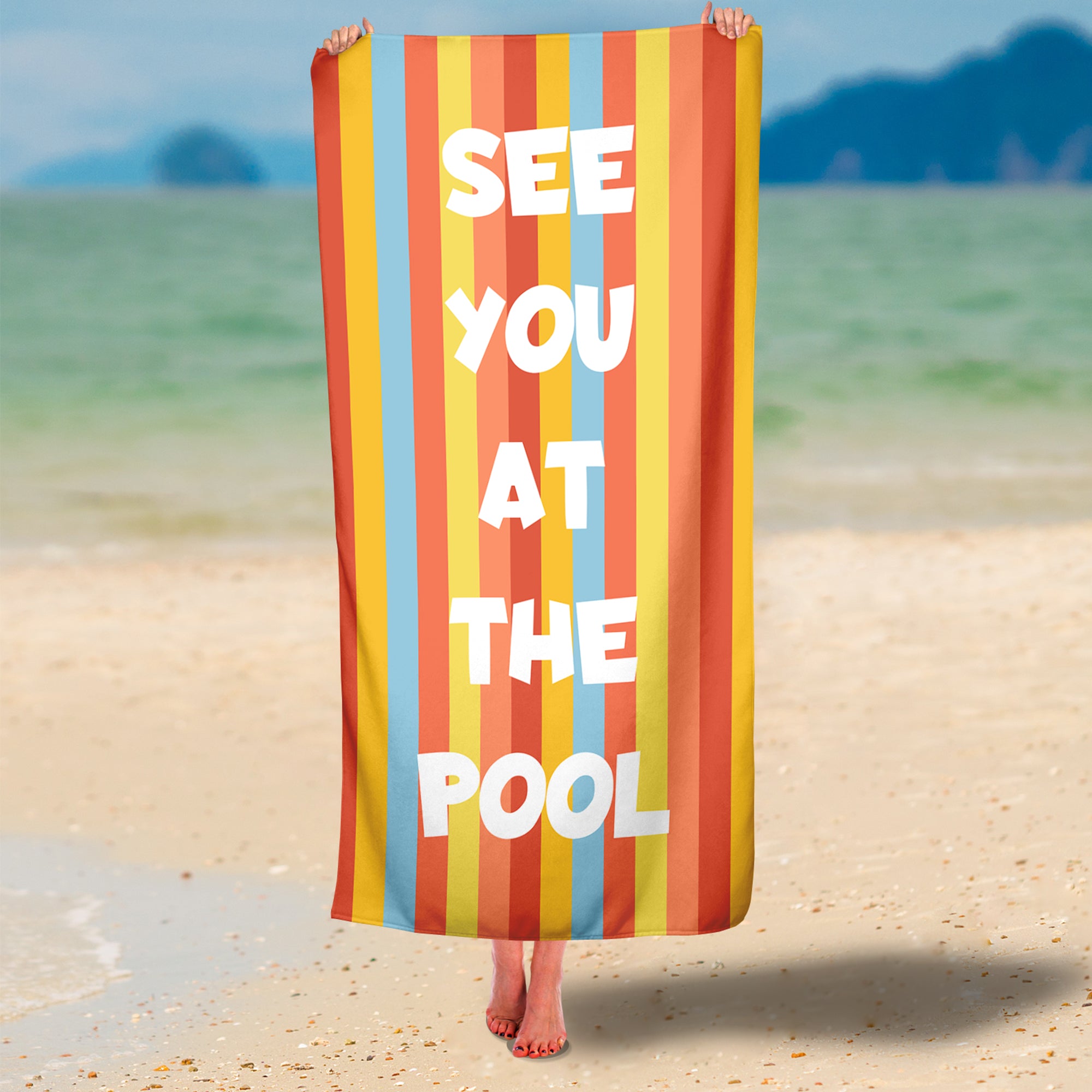 See You At The Pool Premium Beach/Pool Towel