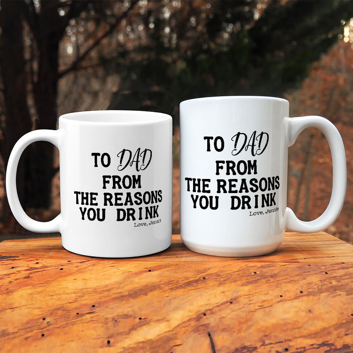 To Dad Personalized Mug