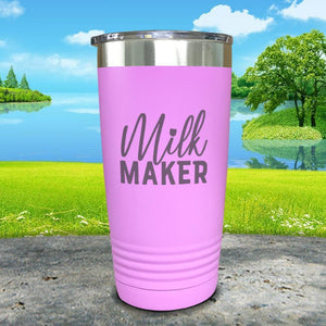 Milk Maker Engraved Tumbler Tumbler ZLAZER 20oz Tumbler Lavender 