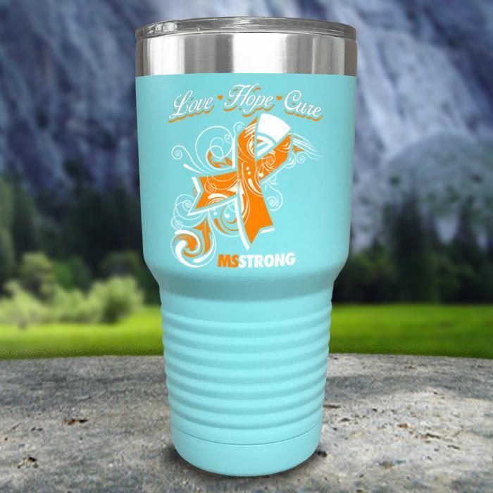 Miss Strong Color Printed Tumblers Tumbler ZLAZER 30oz Tumbler Mint 