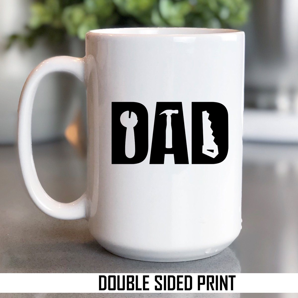 Dad With Tools Double Sided Printed Mug