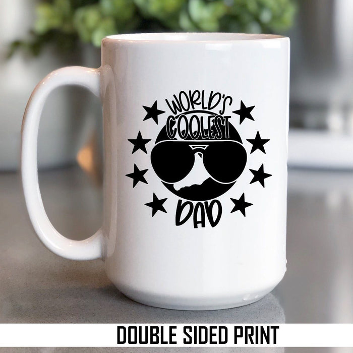 World's Coolest Dad Double Sided Printed Mug