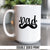 Dad Mustache Double Sided Printed Mug