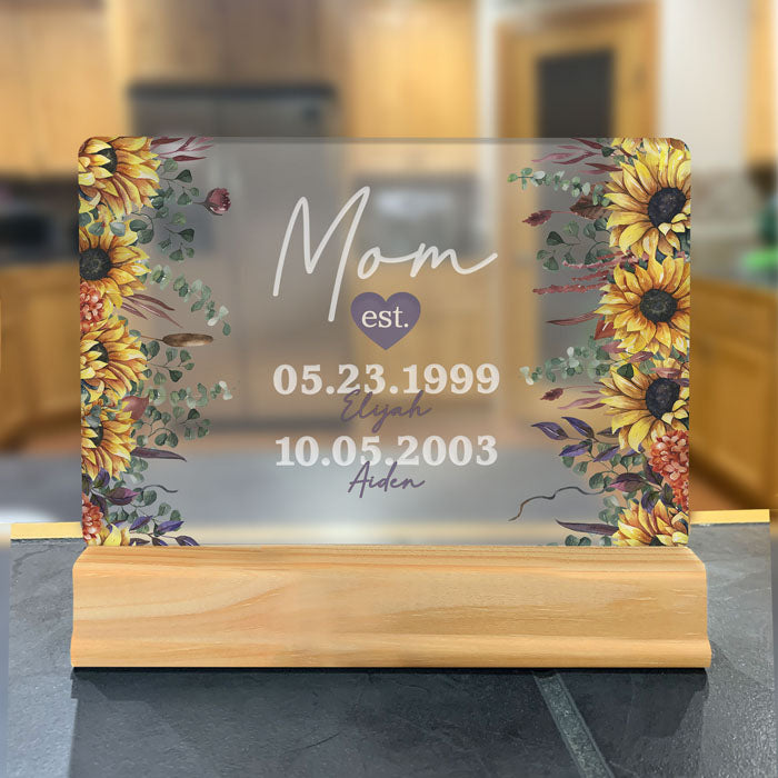 Acrylic Plaque,birthday Gifts For Mom - Engraved Acrylic Block