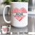 Mom/Grandparent Custom Name Bubble Heart Double Sided Printed Mug