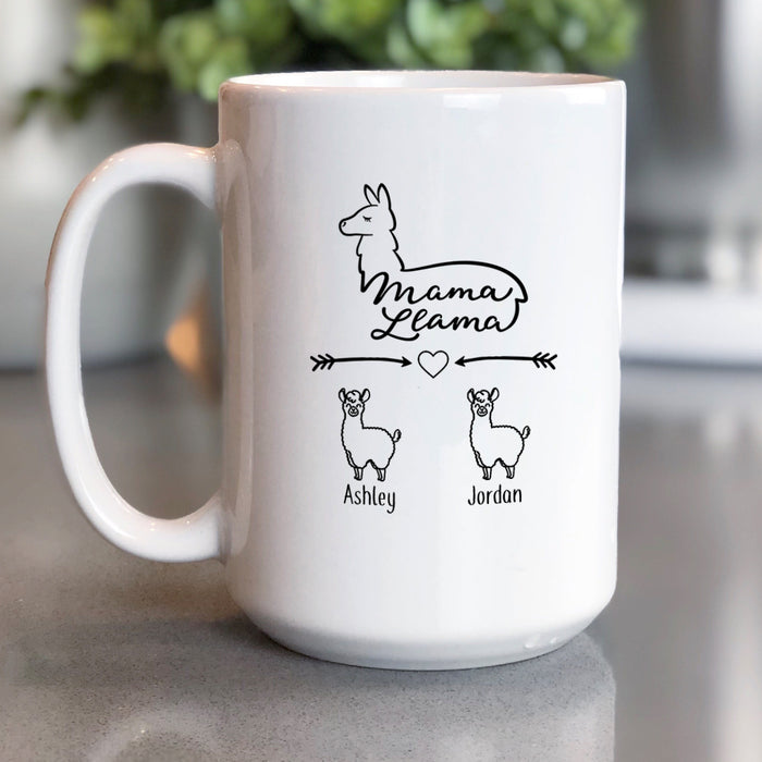 Personalized Mama Llama Mug