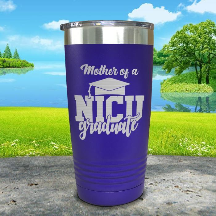 Mother of NICU Graduate Engraved Tumbler Tumbler ZLAZER 20oz Tumbler Royal Purple 