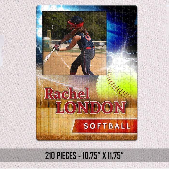 Ultimate Sports CUSTOM Photo Jigsaw Puzzles Puzzle LemonsAreBlue 210pc Puzzle Softball 