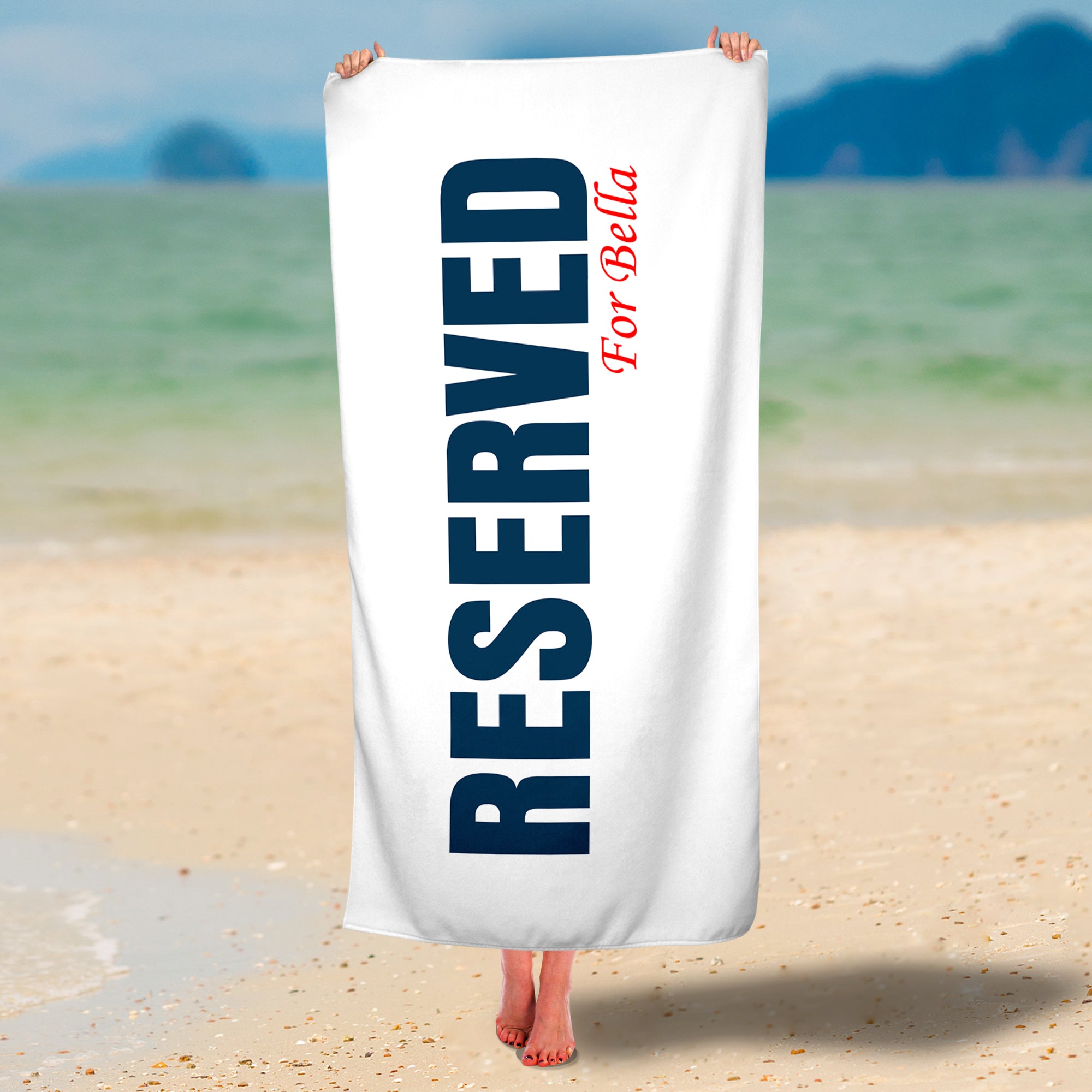 Personalized Reserved Premium Beach/Pool Towel