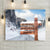 Personalized Snowy Road Sign Premium Canvas-LemonsAreBlue