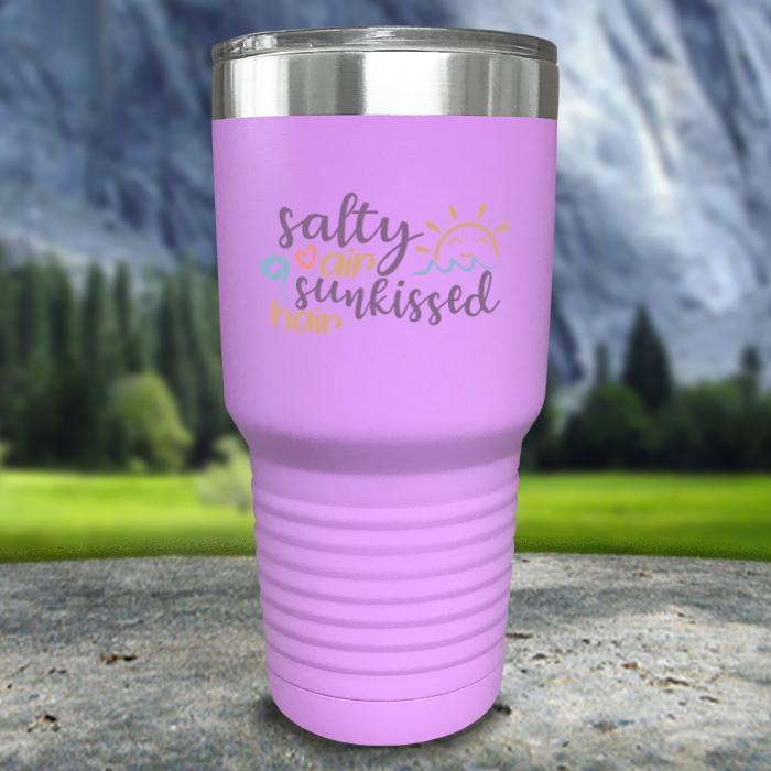 Salty Air Sunkissed Hair Color Printed Tumblers Tumbler ZLAZER 30oz Tumbler Lavender 