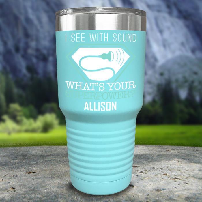 Sonographer Color Printed Tumblers Tumbler ZLAZER 30oz Tumbler Mint 