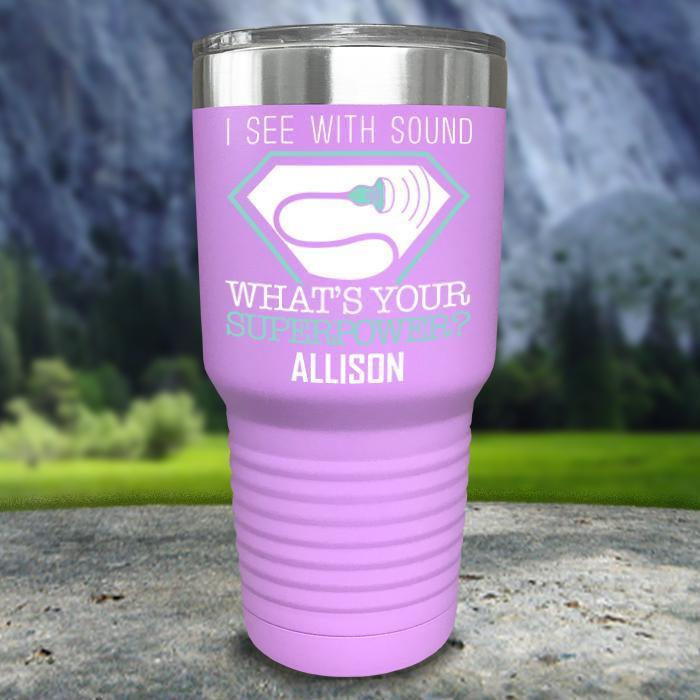 Sonographer Color Printed Tumblers Tumbler ZLAZER 30oz Tumbler Lavender 