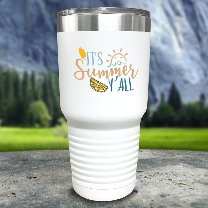 It's Summer Y'all Color Printed Tumblers Tumbler ZLAZER 