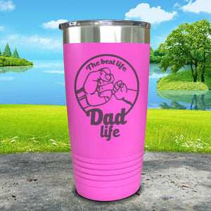 The Best Life, Dad Life Engraved Tumbler