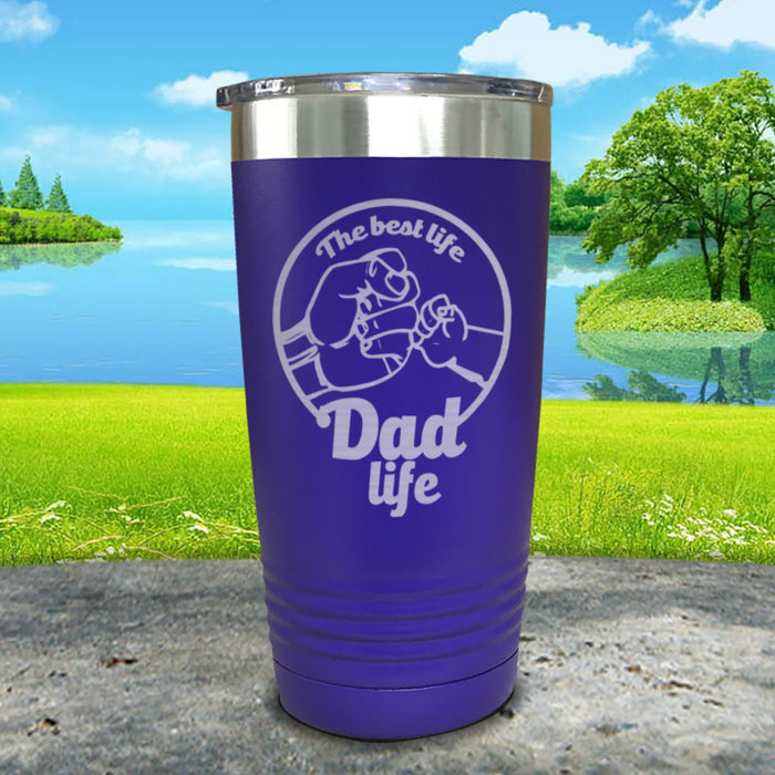 The Best Life, Dad Life Engraved Tumbler