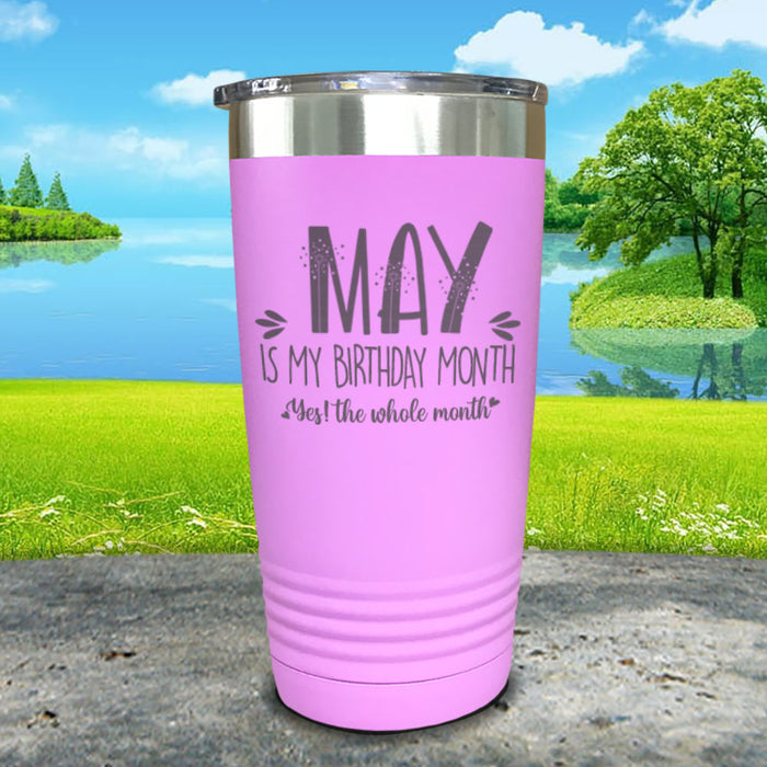 Birthday Month Customized Engraved Tumbler