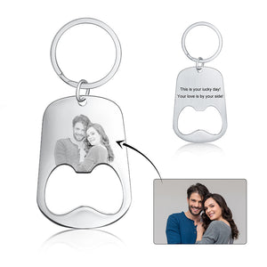 Best Dropship Personalized Stainless Steel Photo Keychain