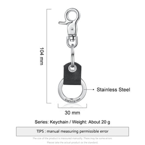 Personalized Stainless Steel Keychain
