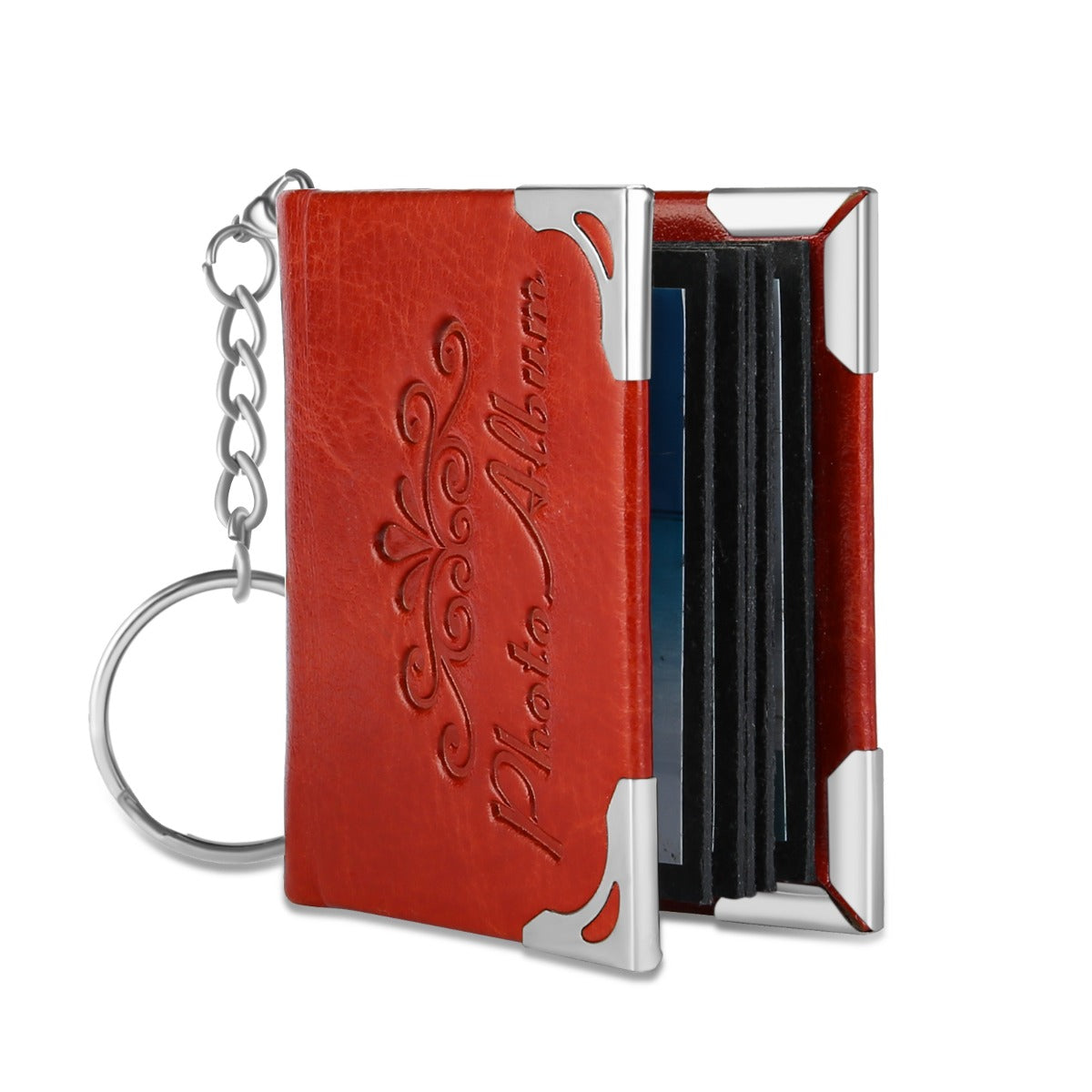 12 Photo Photo Mini Album Leather Keychain Personalized Gift Customizable  Photo Album Key Chain Blue Genuine Leather Keyring Cherish Memory - The Art  of Handcrafted Fashion: How Custom Bags Define Personal Style