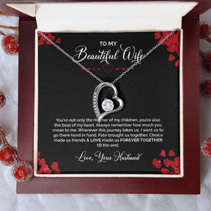 To My Beautiful Wife Forever Together Premium Jewelry
