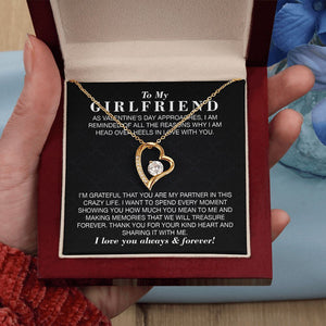 Valentine's Day Gift for Girlfriend - Heart-shaped Premium Necklace Jewelry