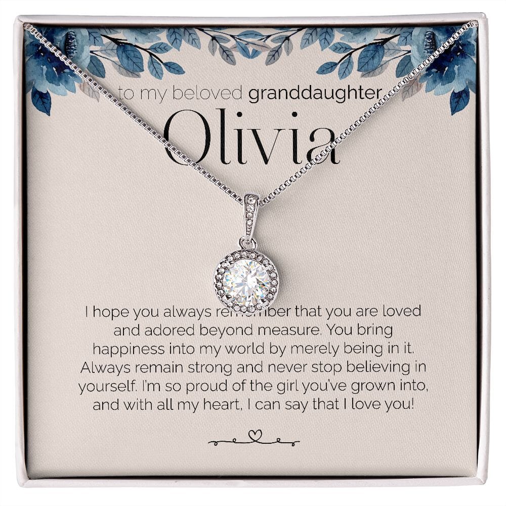 Beloved Granddaughter I Love You Premium Jewelry