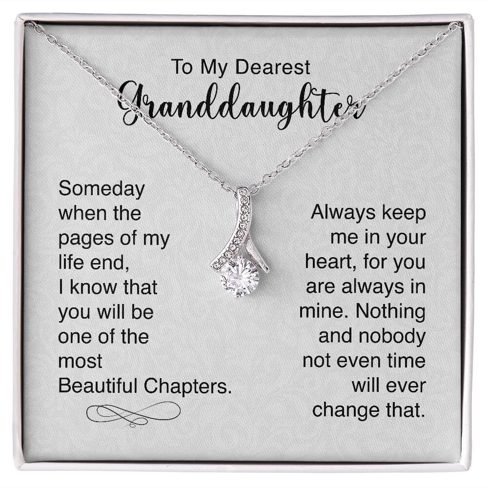 My Dearest Granddaughter Beautiful Chapter Premium Jewelry