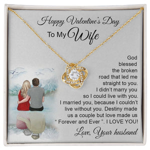 Forever & Ever Valentines Gift to Wife Premium Jewelry