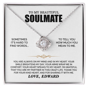[ALMOST SOLD OUT] To My Soulmate Gift - Love Knot - Premium Jewelry