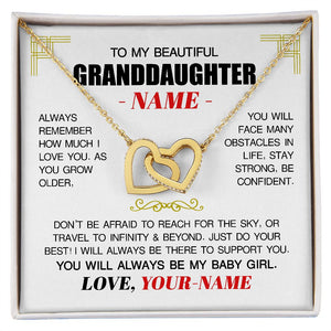 (Personalized) To My Beautiful Daughter - Always Be My Baby Premium Jewelry