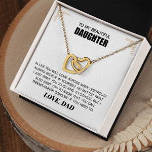 To My Beautiful Daughter from DAD - Throat Punch - Premium Jewelry