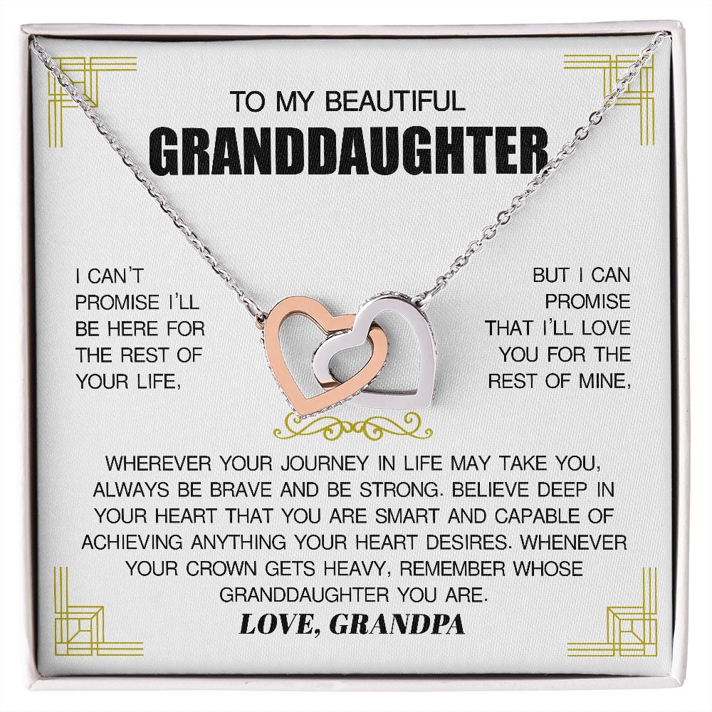 To My Granddaughter from Grandpa - Promise - Premium Jewelry