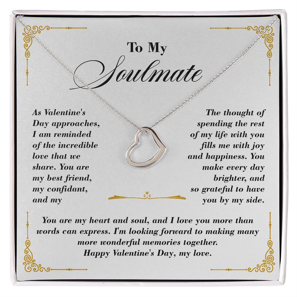 Romantic Valentine's Day Gift to my Soulmate - Premium Jewelry