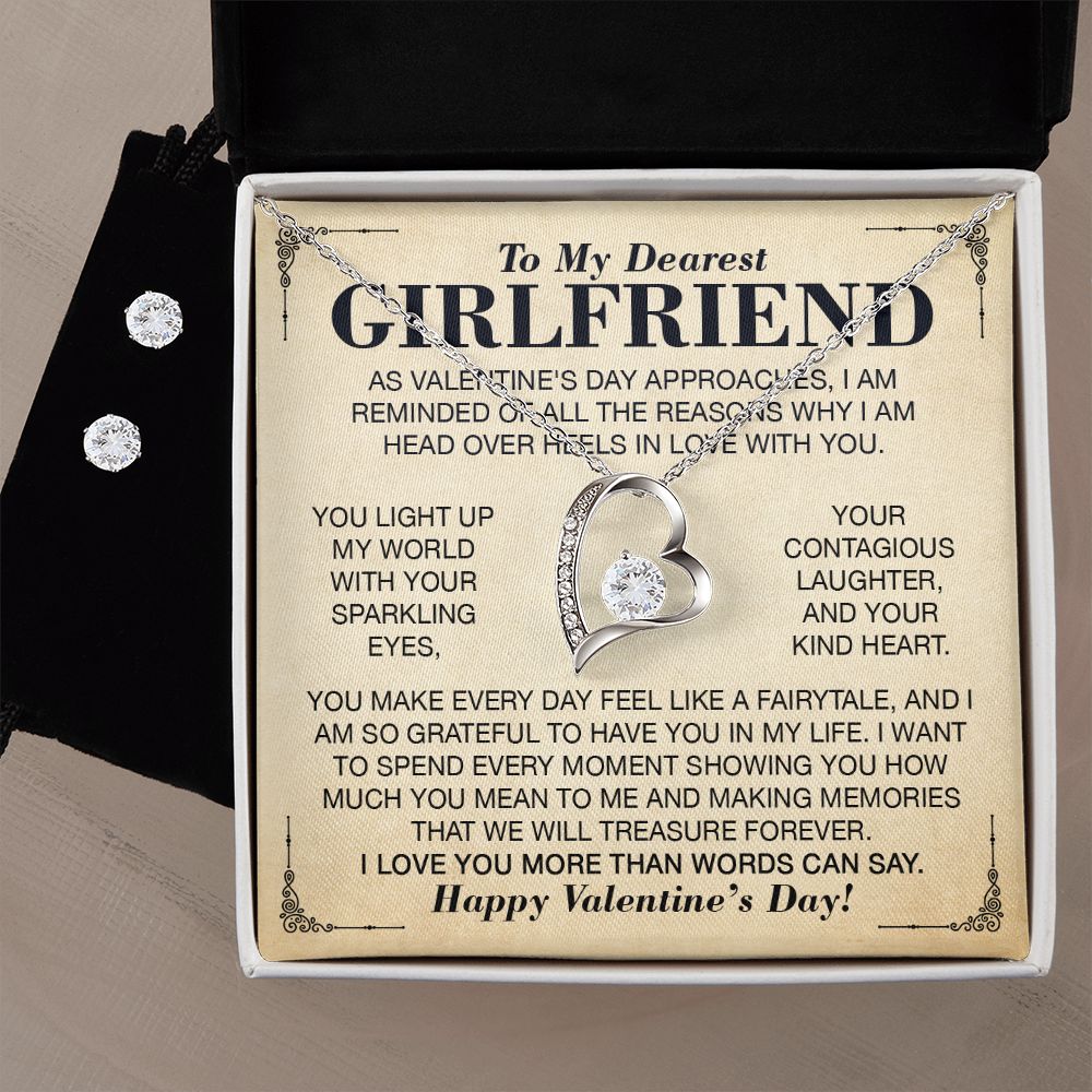 Romantic Valentine's Gift for Girlfriend Premium Necklace Jewelry