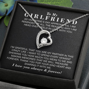 Valentine's Day Gift for Girlfriend - Heart-shaped Premium Necklace Jewelry
