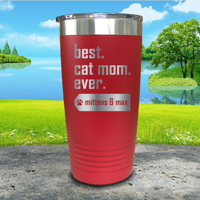 Best Dog or Cat Mom Personalized Engraved Tumbler