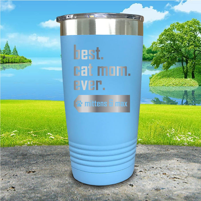 Best Dog or Cat Mom Personalized Engraved Tumbler