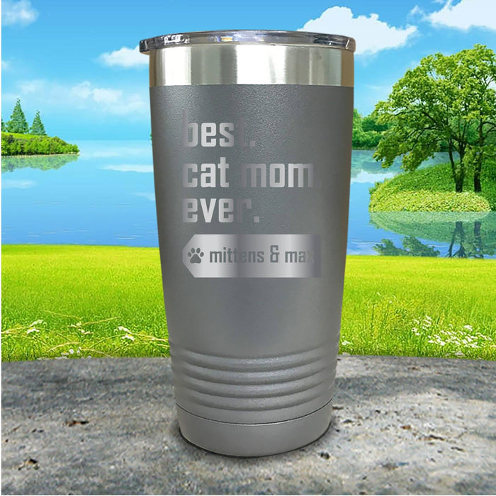 Best Dog or Cat Mom Personalized Engraved Tumbler