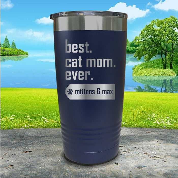 Best Dog or Cat Mom Personalized Engraved Tumbler