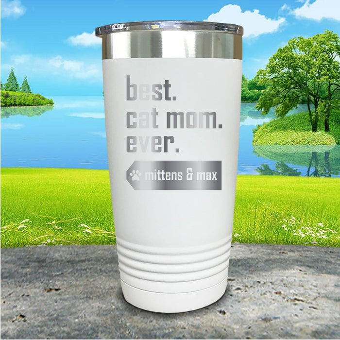 Best Dog or Cat Mom Personalized Engraved Tumbler